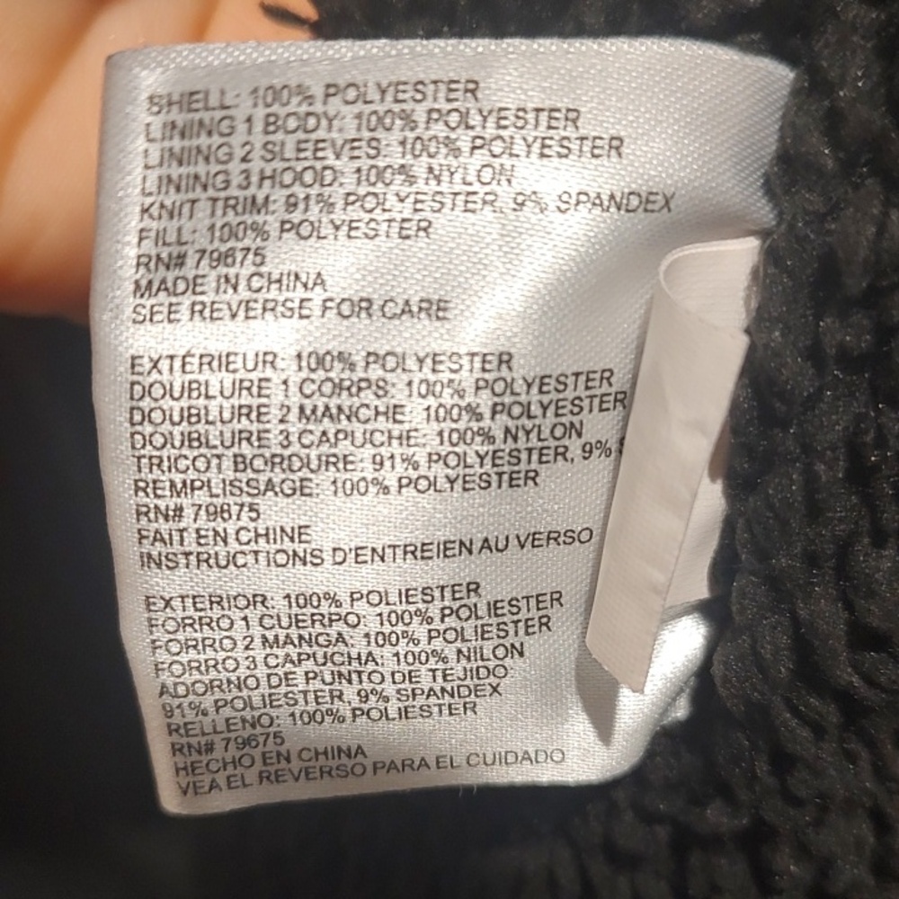Michael Kors Black Hooded Utility Anorak Parker Style Jacket Vacation - Picture 8 of 8